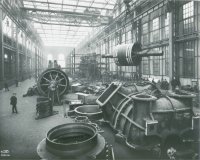 Assemblage des turbines - 1912